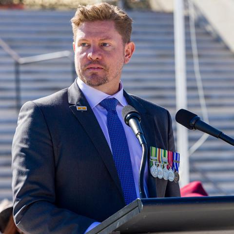 Damien Thomlinson Anzac Day 2024