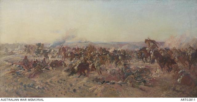 The Charge of the Australian Light Horse at Beersheba, 1917