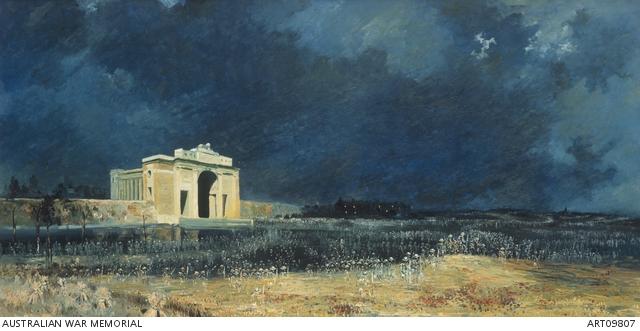 Menin Gate at midnight by Will Longstaff