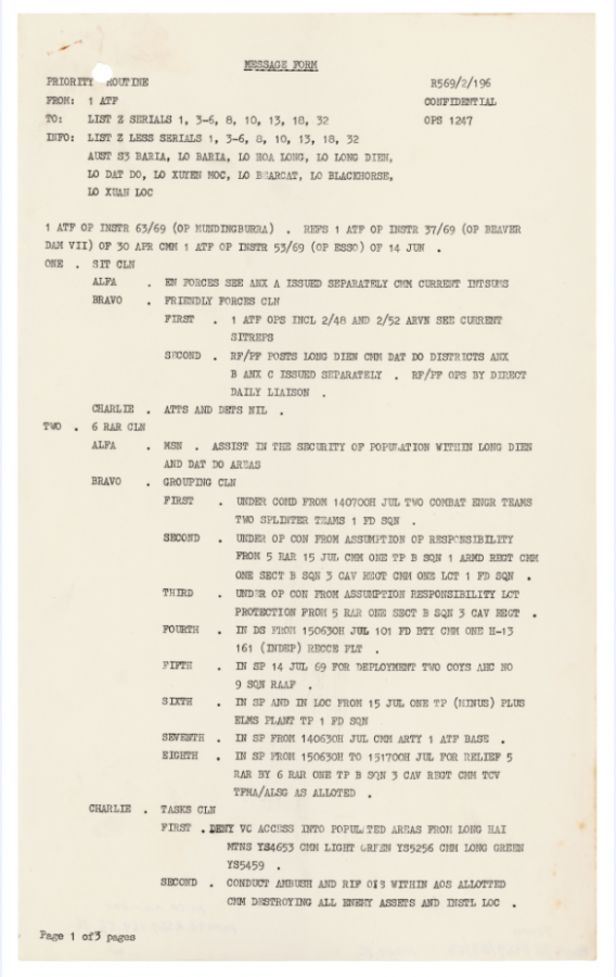 This document provides the orders for Operation Mundingburra. Page 2