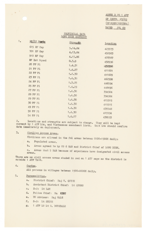 This document provides the orders for Operation Mundingburra. Page 5