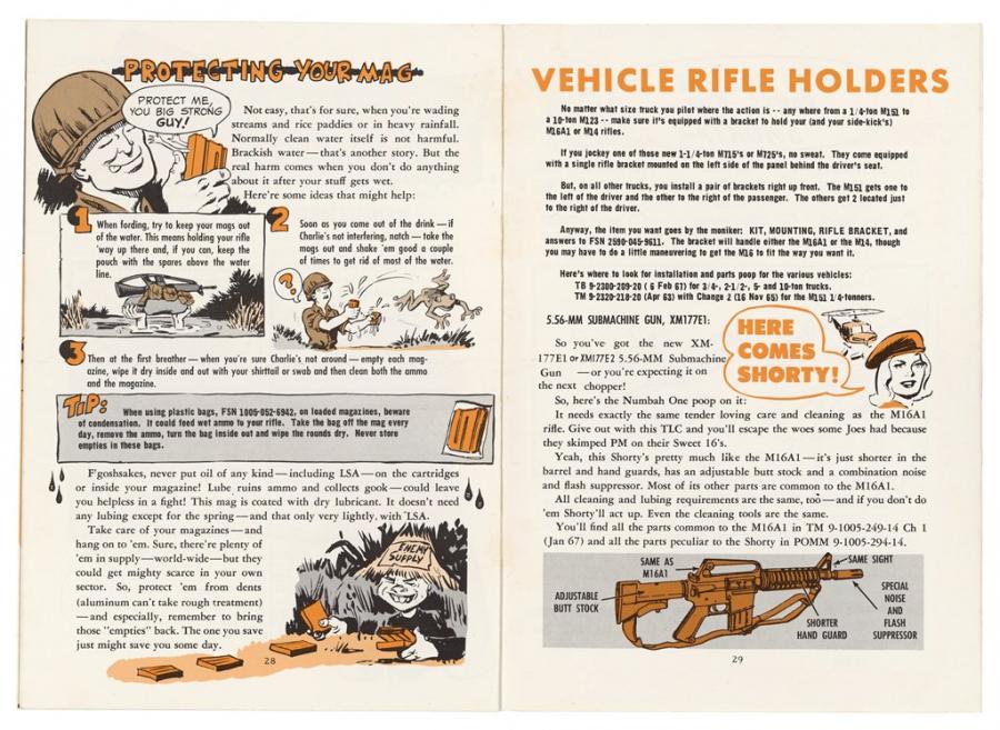 Manual for the M16A1 Assault Rifle was produced for the US Army