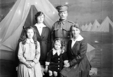 A family portrait from the First World War