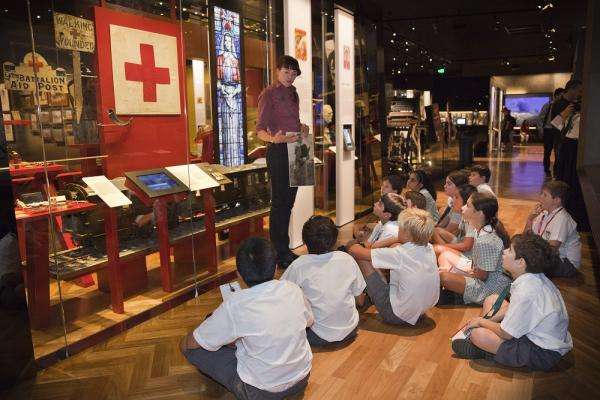 An education program in the galleries.