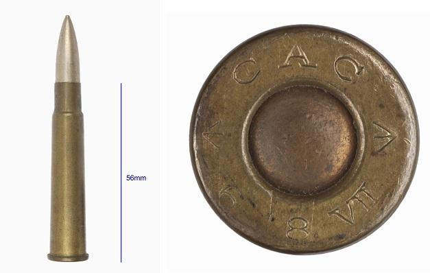 .303 Mk VII ball ammunition made by Colonial Ammunition Co., Australia