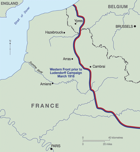 Map France and Belgium