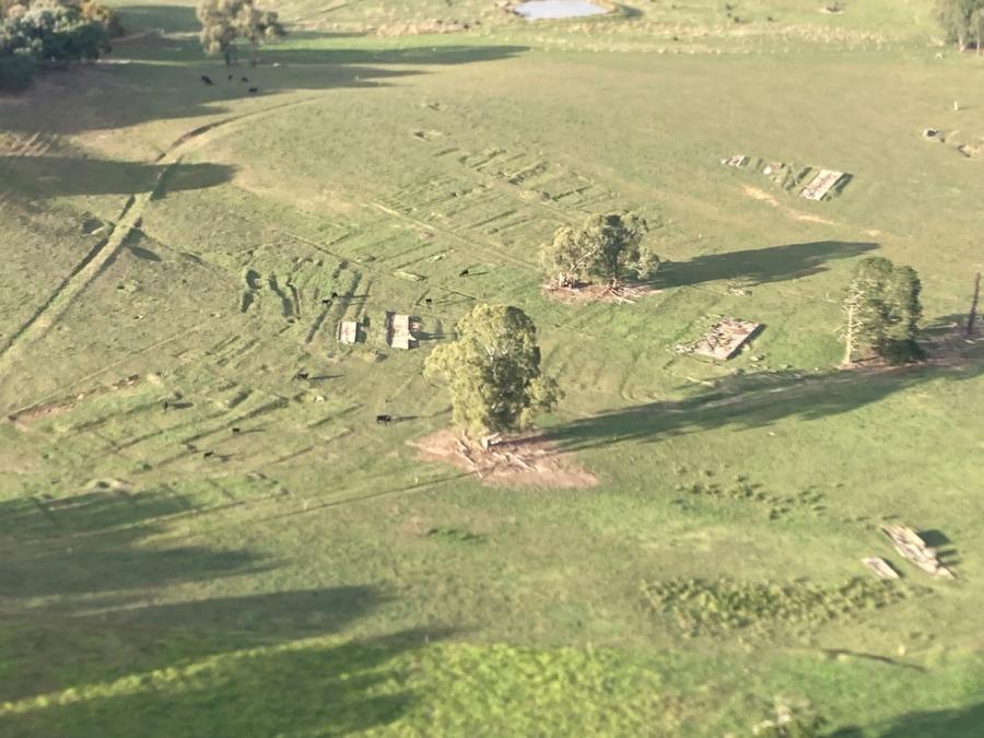 Aerial photo of the camp ground