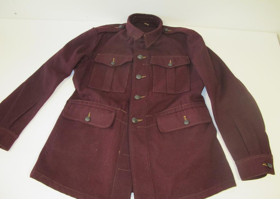 Tunic issued to Italian prisoners of war