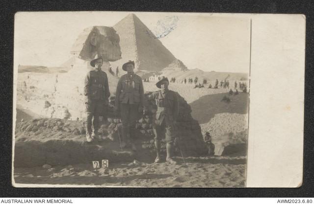 Lance Corporal Glasson in Egypt in January 1915