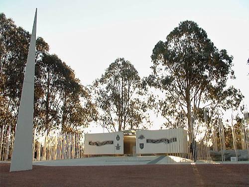 The Australian National Korean Memorial on Anzac Parade in Canberra.