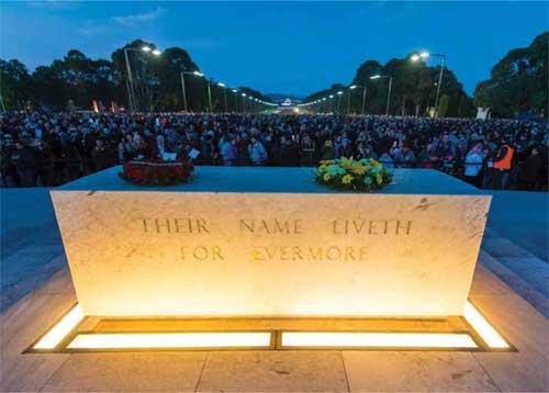 Anzac Day Dawn Service 2018.