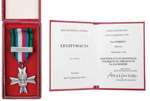 The National Collection is extensive and continues to grow. This Cross for Polish Forces in the West with “TOBRUK” clasp was awarded to Warrant Officer Class 2 Selwyn Buchanan Norden, who enlisted in the Second AIF on 13 June 1940. 