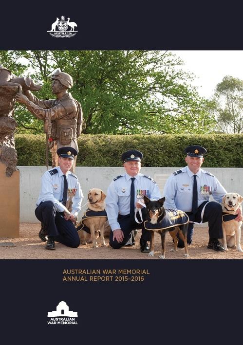 Front cover of Australian War Memorial Annual Report